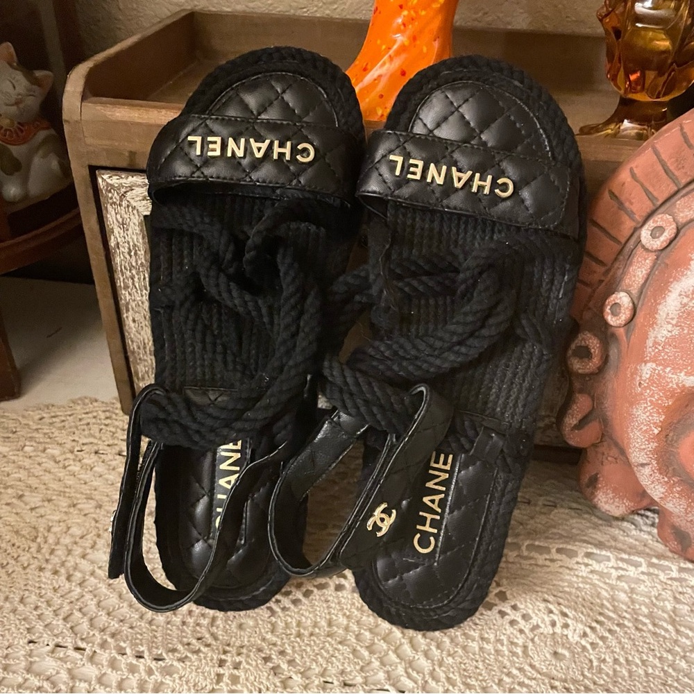Chanel Dad Roped Sandals